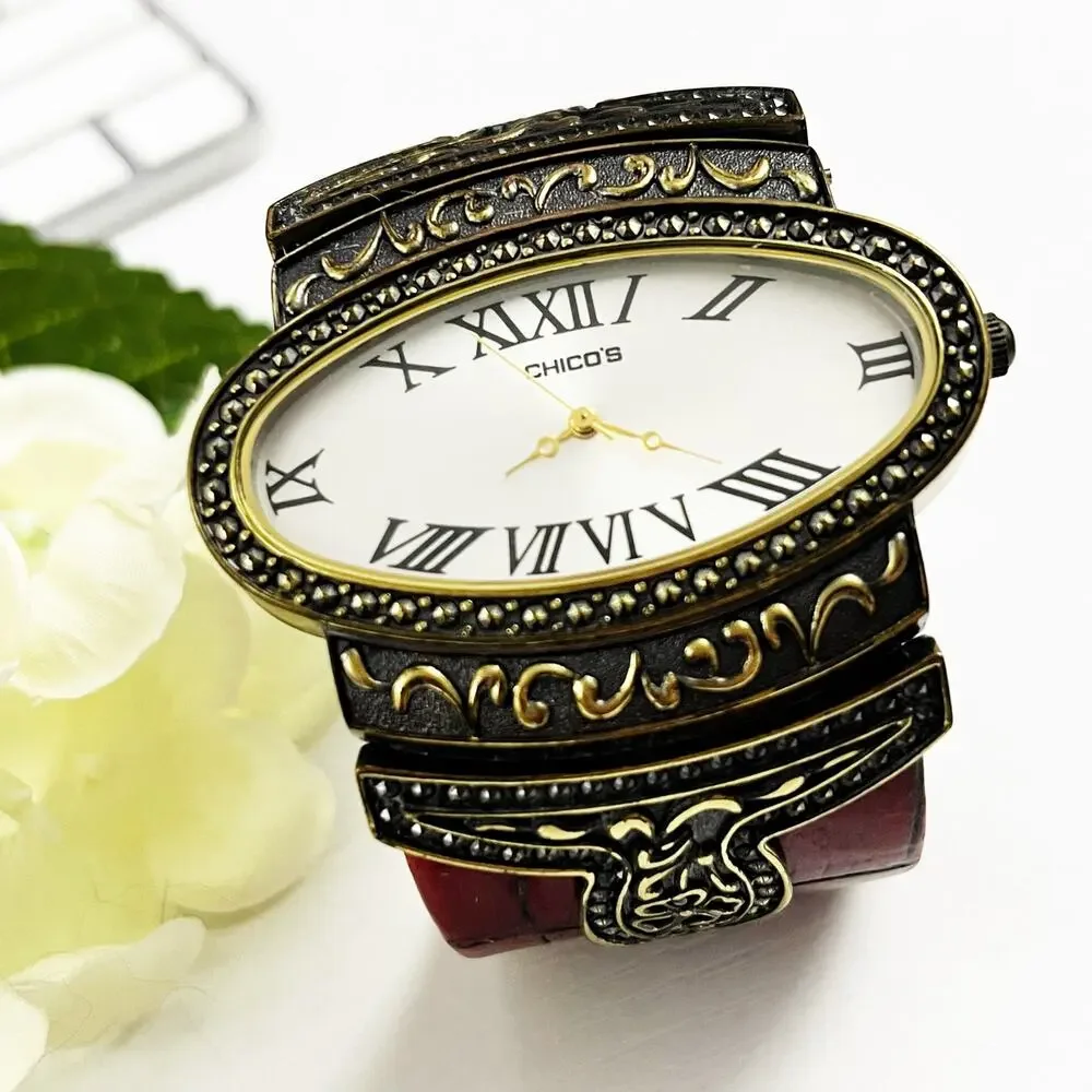 Chico's Hinged Cuff Watch